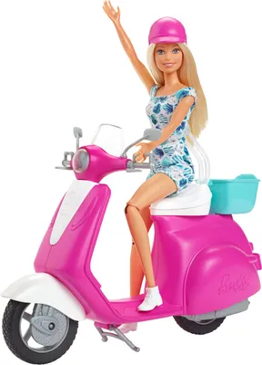 Produktbild von Mattel - Barbiepuppe mit Motorroller