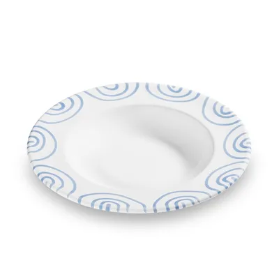 Produktbild von Gmundner Keramik Blaugeflammt Suppenteller Gourmet 24cm