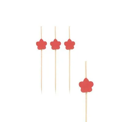 Produktbild von 600 Fingerfood - Picker 7 cm Blume