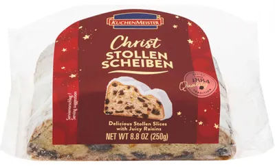Produktbild von KuchenMeister Christstollen Scheiben 250g