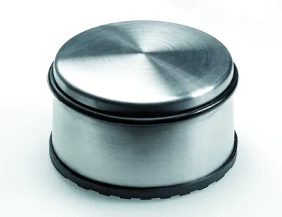 Produktbild von Hettich Türstopper 52,0 x 108/114 mm Edelstahl-Optik -1 Stück