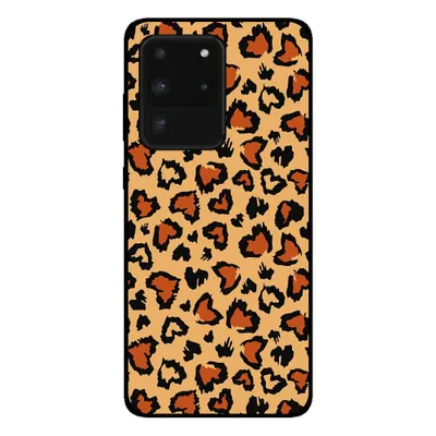 Produktbild von Smartphonica Telefoonhoesje voor Samsung Galaxy S20  Ultra met tijgerprint - backcover met panterprint - Bruin