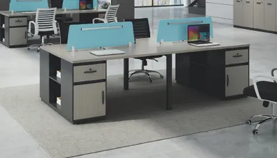 Zdjęcie produktu dla Biurko Stół do pracy zespołowej Wspólne biurko dla 4 osób