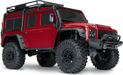 Immagine prodotto di TRAXXAS TRX-4 LR Defender rosso 1/10 Crawler RTR Brushed, senza clip, senza batteria e caricabatteria