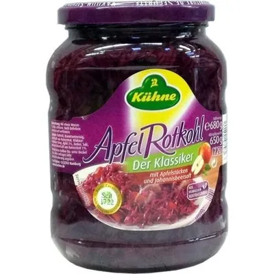 Zdjęcie produktu dla Jabłko z czerwoną kapustą Kühne 720ml
