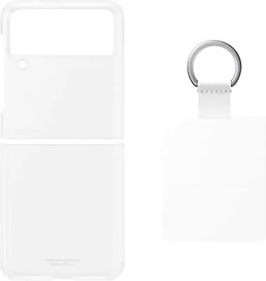 Zdjęcie produktu dla Etui Samsung Clear Cover z pierścieniem do Galaxy Z Flip3, przezroczyste
