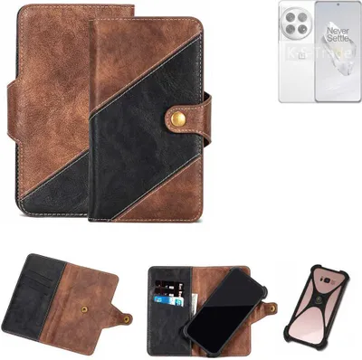 Produktbild von K-S-Trade Handyhülle Schutzhülle Bookstyle Case kompatibel mit OnePlus 12 Klapphülle Cover Hülle Schutztasche 1x