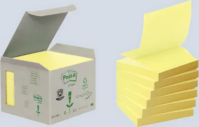 Produktbild von Samolepiace Z-Bločky Post-it recyklované, 76x76 mm, žlté