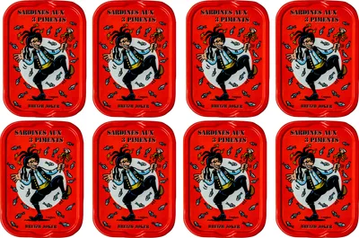 Produktbild von LA QUIBERONNAISE Fisch SARDINEN-MARINIERT-MIT-3-CHILISORTEN 8x 115g schönes Design
