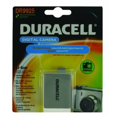 Produktbild von Duracell DR9925, 1020 mAh, 7,4 V, Lithium-Ion (Li-Ion)