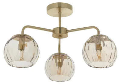 Immagine prodotto di Lampada da soffitto Dimple | 3 luci | 25 W E14 | Metallo/vetro