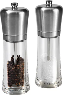 Zdjęcie produktu dla Zestaw upominkowy młynków do soli i pieprzu Cole & Mason Sandown, 18 cm
