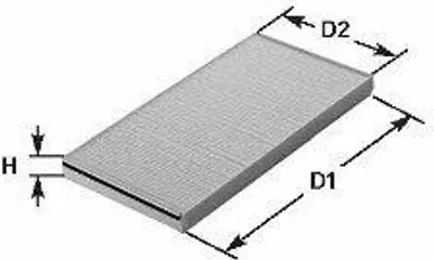 Obrázek produktu pro CLEAN FILTER NC2117 Filtr vzduchu v kabině Pylový filtr pro RENAULT ESPACE IV (JK0/1)