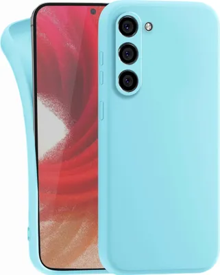 Produktbild von MyGadget Silikon Hülle Kompatibel mit Samsung Galaxy S23 - robuste Schutzhülle TPU Case Slim Silikonhülle - Back Cover Kratzfest Handyhülle - Matt Hellblau