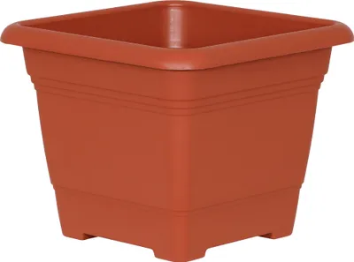 Produktbild von Geli Pflanzkübel NORA Terracotta 28 cm quadratisch - Kunststoff