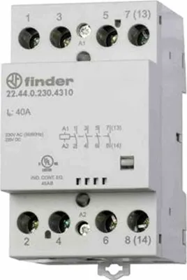 Produktbild von FINDER S.p.A. 22.44.0.230.4610 Schütz 230VAC/DC (224402304610)
