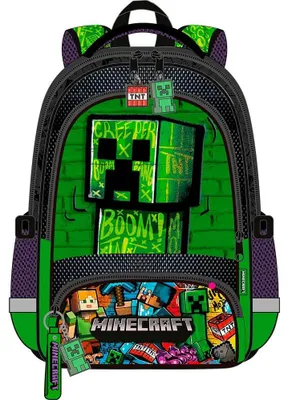 Immagine prodotto di Zaino da viaggio per bambini / Minecraft 3D / MC00050