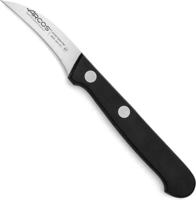 Image de Couteau Office Courbe 6cm Lame Courbe Polyvalente Pour Précision - Arcos Hermanos