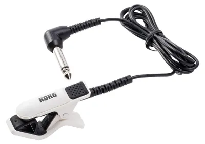 Produktbild von Korg CM-300-WHBK Improved Design Contact Microphone for clip-Type Tuners