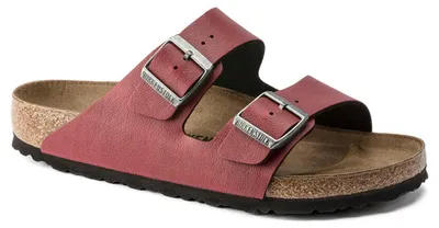 Produktbild von Herren-Hausschuhe Birkenstock Arizona BS Regular Leder Bordeauxrot 42