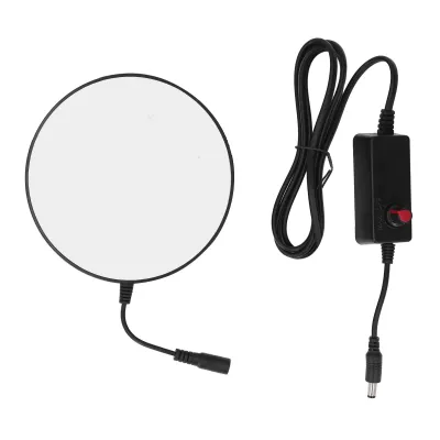 Obrázek produktu pro LED kruhové osvětlení, vysoký jas, nastavitelná LED lampa pro mikroskop k experimentům, střídavý proud 0–