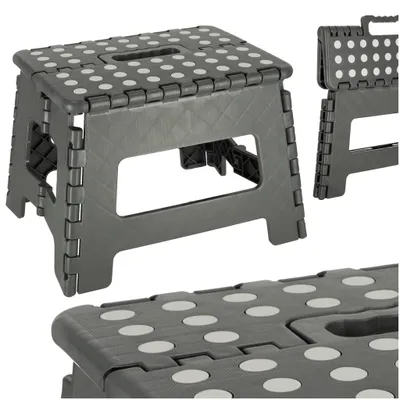 Produktbild von KIK KX4404_1 Anti-Rutsch-Klapphocker 22 cm dunkelgrau