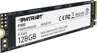 Zdjęcie produktu dla Patriot Memory P300P128GM28, 128 GB, M.2, 1600 MB/s