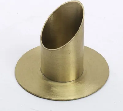 Produktbild von Langkerzenleuchter Messing, gold, Ø 3,5 cm matt, Mega-Leuchter