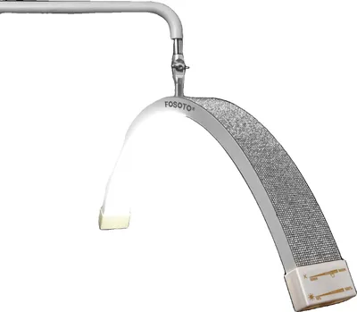 Zdjęcie produktu dla Półksiężycowe światło LED, regulowany kąt, dwubarwna temperatura barwowa 3200K-5600K, BIAŁE