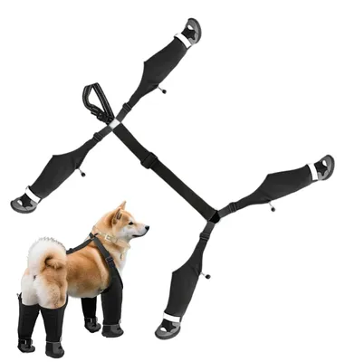 Produktbild von Reflektierende, wasserdichte Hundeschuhe für Schutz im Winter