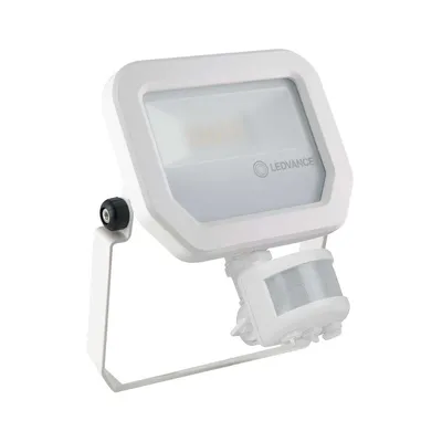 Image de Ledvance LED Projecteur 10W 1200lm blanc froid IP65 en blanc avec capteur