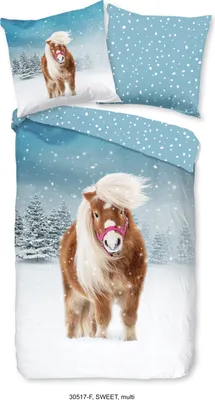 Produktbild von Good Morning Flanell-Bettwäsche-Garnitur Sweet Farbe Multi Größe 135x200+80x80