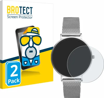 Produktbild von 2x BROTECT Schutzfolie für Xcoast X-Watch Siona 2 Nano Displayschutz Displayschutzfolie Folie Matt Entspiegelungsfolie