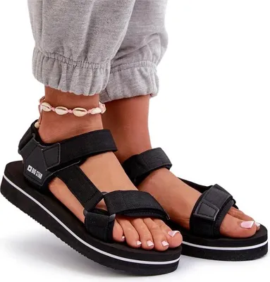 Produktbild von Damen Plateau Sandalen Big Star NN274A532 Schwarz 39