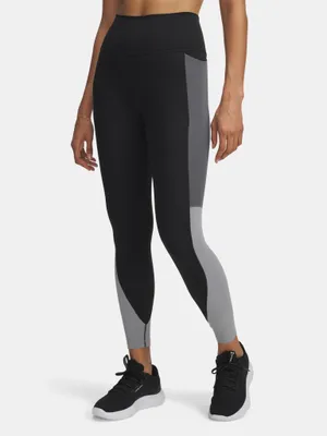 Productafbeelding van Under Armour dames leggings, Meridian Colorblock, enkellengte, kleur: zwart (BLK), maat: SM