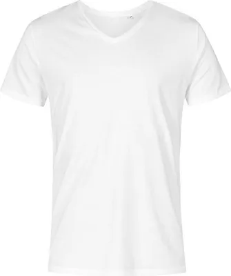 Immagine prodotto di X.O by Promodoro 1425 | Maglietta uomo collo a V, cotone pettinato - Colore: Bianco - Taglia: S