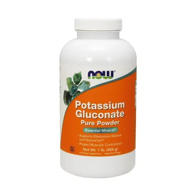 Produktbild von NOW Foods Glukonian Potasu Proszek 454g