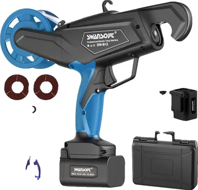 Obrázek produktu pro Elektrický vázací stroj, 6 úrovní nastavení, plně automatické vázání uzlů, digitální displej, SW-B12 B