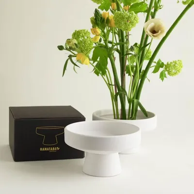 Immagine prodotto di Hanataba - Ciotola per ikebana Ø 16 cm, bianca
