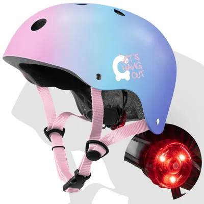 Produktbild von Kinderhelm CARIBOO LED-Licht verstellbar (Rainbow)