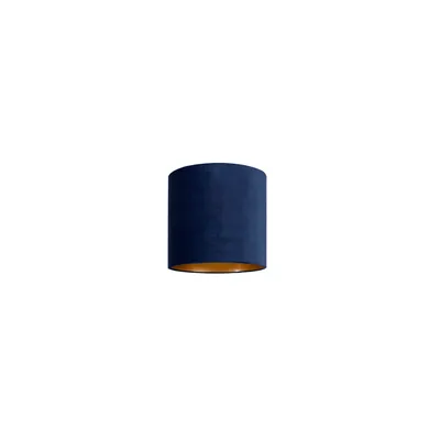 Immagine prodotto di Paralume cilindrico in velluto blu 16/17,5 Nowodvorski BARREL