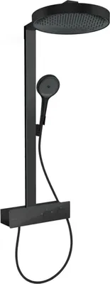 Obrázok produktu pre HANSGROHE Rainfinity Showerpipe 360 1jet so ShowerTablet 350, sprchovací set s termostatom, priemer 36 cm, matná čierna