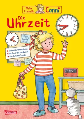 Produktbild von Conni Gelbe Reihe: Die Uhrzeit, Beschäftigungsbuch für Kinder ab 5 Jahren