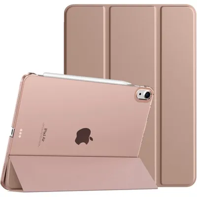 Image de Coque de protection pour iPad Air 11 pouces (M3/M2 2025/2024) et iPad Air 10,9 pouces (5e/4e génération), avec dos transparent, fonction de veille/réveil automatique, marque MilchKaffee