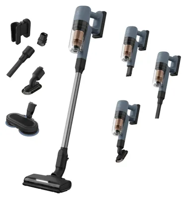 Produktbild von Electrolux EP72H21WET, 2-in-1-Stabstaubsauger, Beutellos, Blau, 0,3 l, Blu Denim Chiaro, Trocken