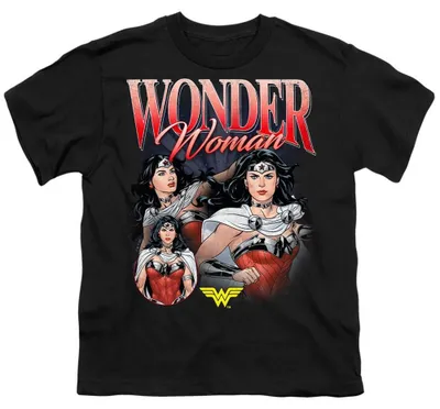 Produktbild von Wonder Woman - T-Shirt für Kinder TV38300 (128) (Schwarz)