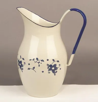 Immagine prodotto di Brocca smaltata 2,5l - fiori