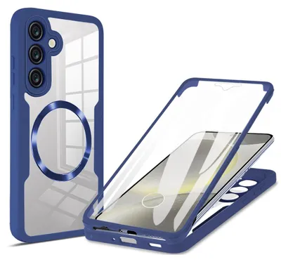 Obrázok produktu pre Techsuit ColorVerse 360 – ochrana obrazovky + puzdro na Samsung Galaxy S25 – modrý