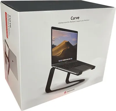 Obrázek produktu pro Twelve South Curve, Stojan pro laptop, Černá, 263 mm, 222 mm, 149 mm, 650 g