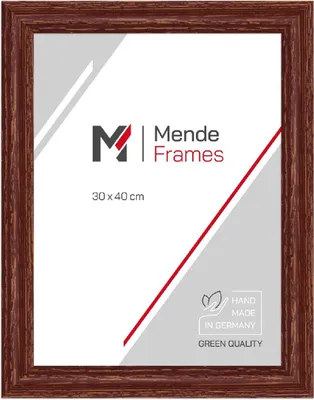 Produktbild von MendeFrames Bilderrahmen H740 Shabby-Chic braun 50x75 cm Kunstglas